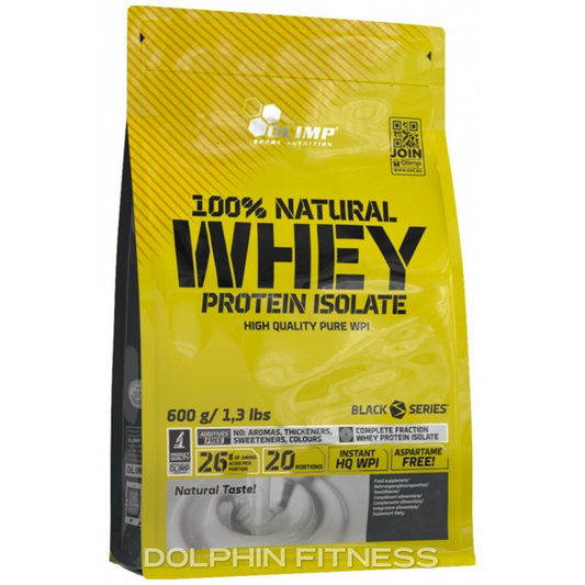Olimp Nutrition 100% Natural Whey Protein Isolate 600g (BBE: 2029-07-22)