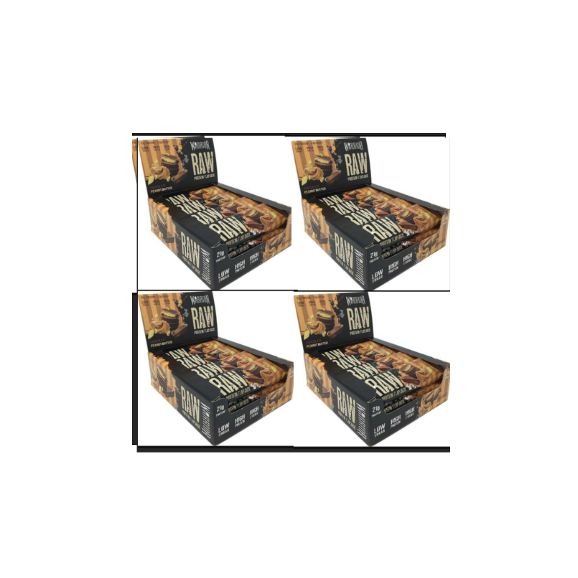Warrior Raw Protein Flapjack – 12 Bars Bundles