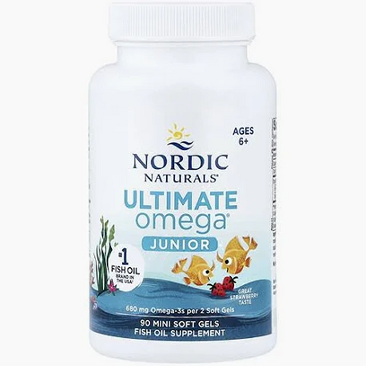 Nordic Naturals Ultimate Omega Fish Oil Junior  680mg  90 Count (BBE: 2029-05-31)