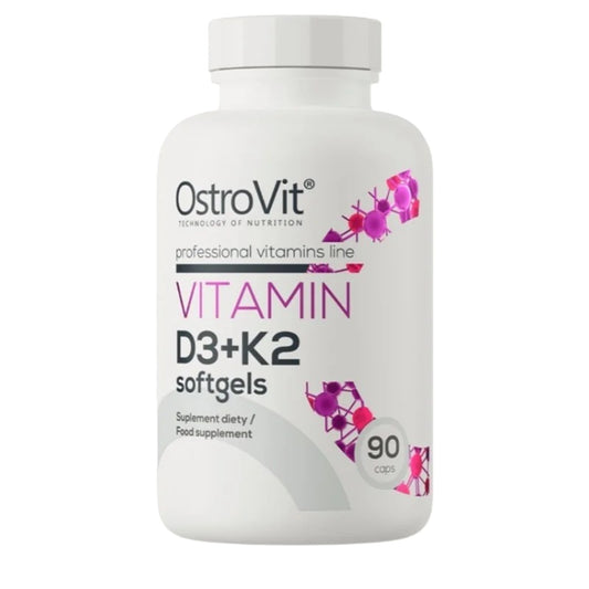 OstroVit Vitamin D3 + K2 - 90 softgels (BBE: 2028-11-12)